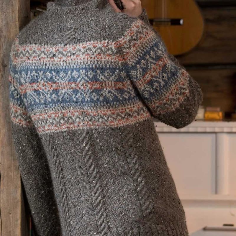 Strikk The Look: Ulrik-genser brun