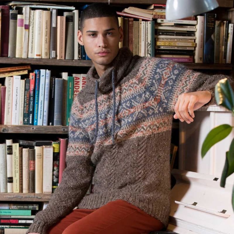 Strikk The Look: Ulrik-genser brun