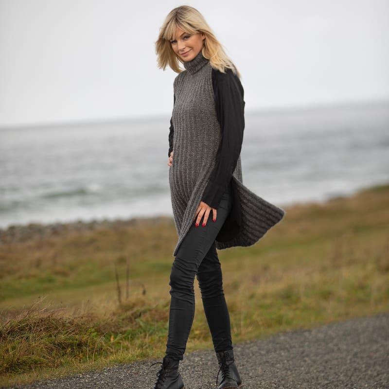 Strikk The Look: Vakker-vest lang