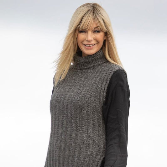 Strikk The Look: Vakker-vest lang