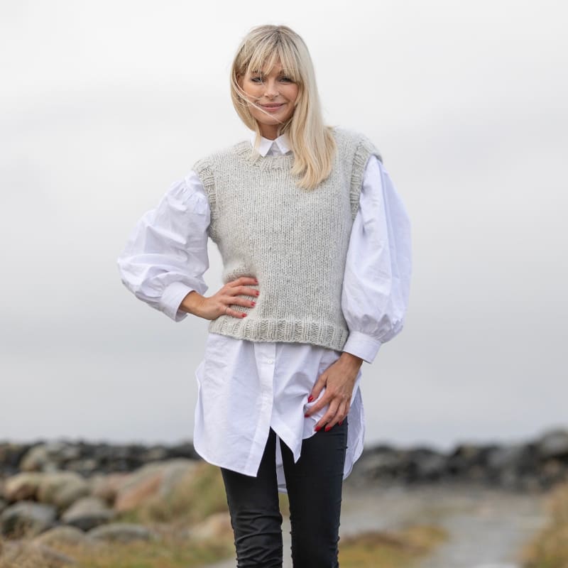 Strikk The Look: Venn-vest