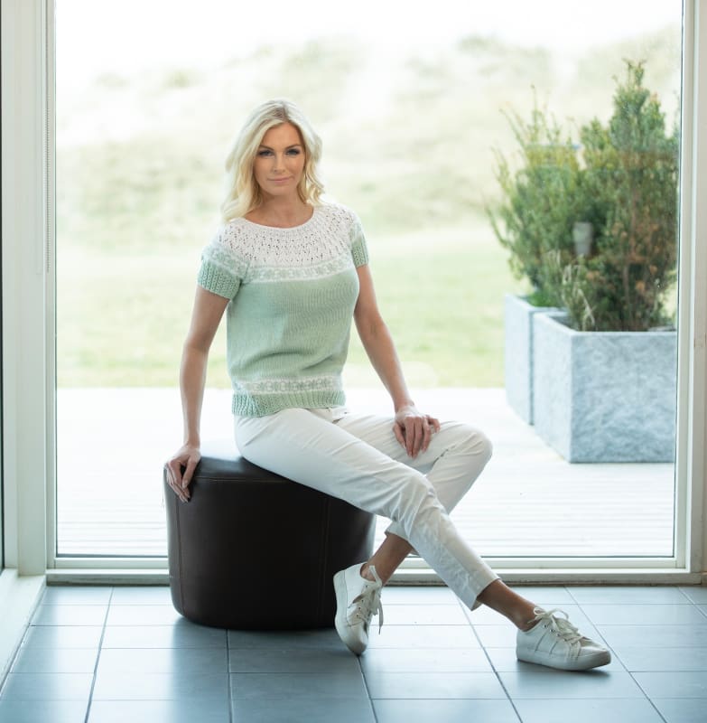 Strikk The Look: Vera-topp lys grønn