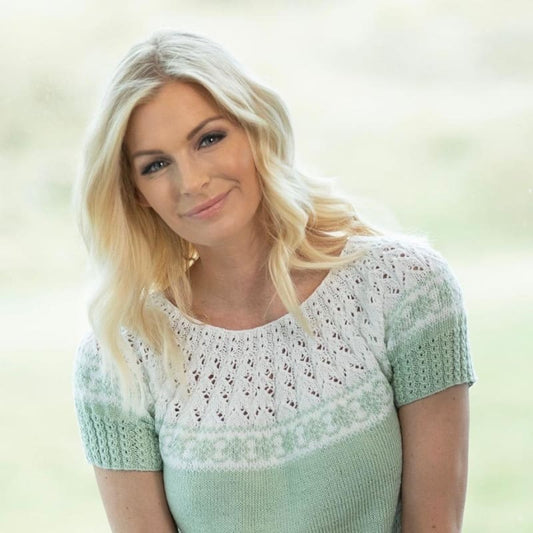 Strikk The Look: Vera-topp lys grønn