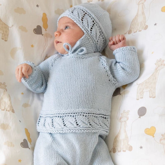 Strikk The Look: Verano-sett lys blått