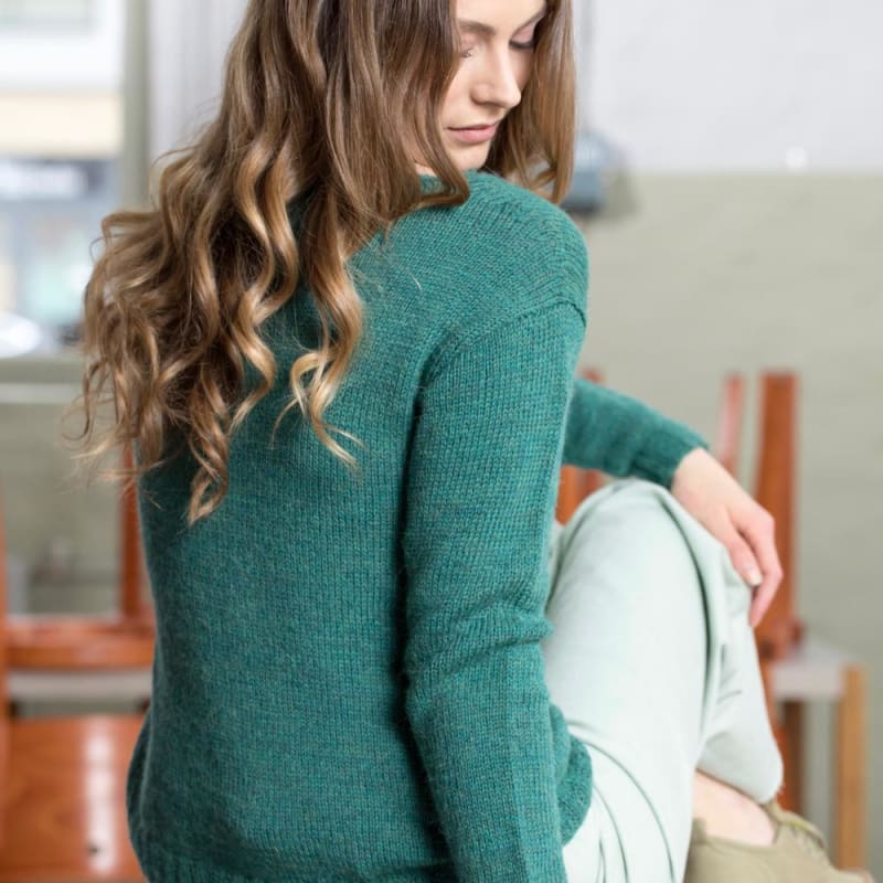 Strikk The Look: Visla-genser grønn