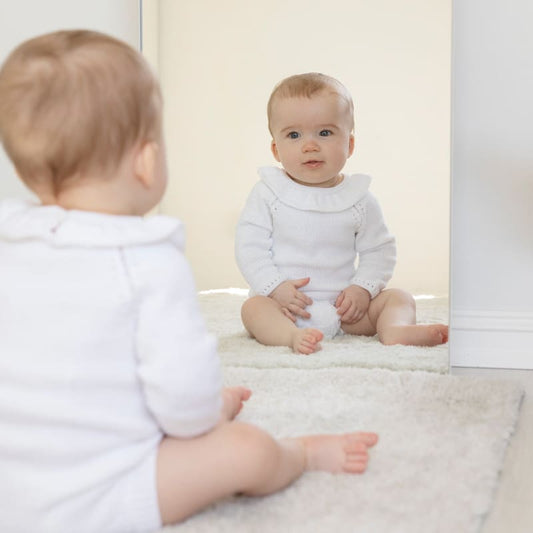 Strikk the Look: Volang-body hvit