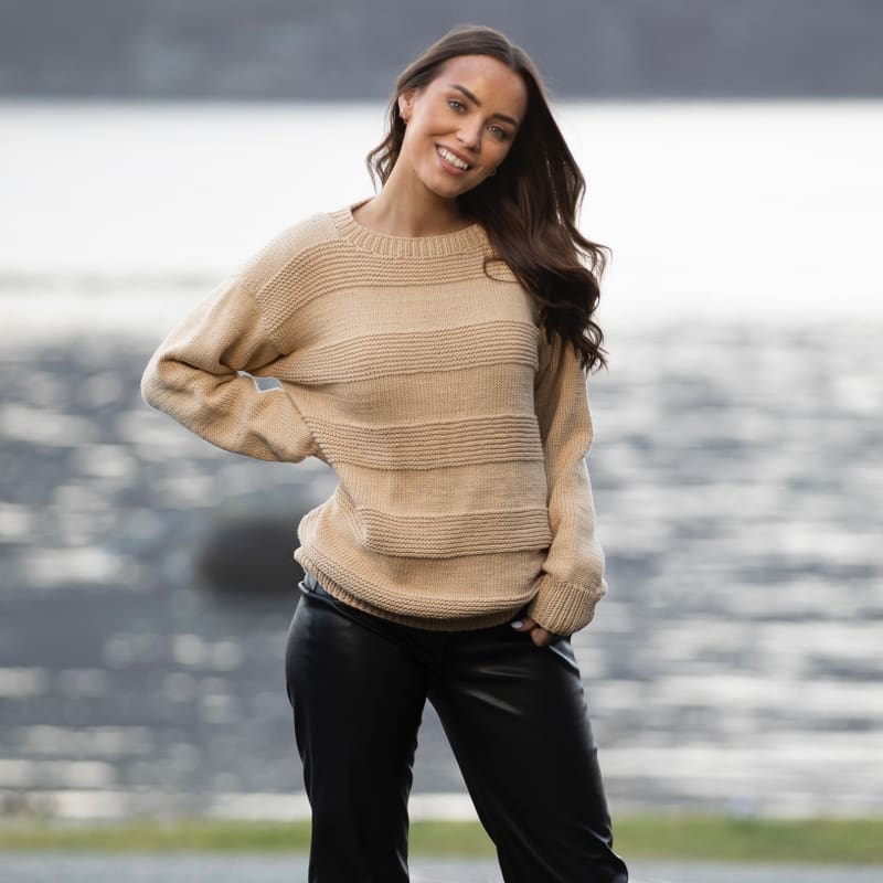 Strikk The Look: Wasabi-genser vanilje