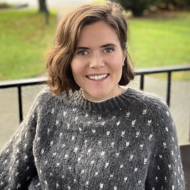 Strikk The Look: Zari-genser mørk grå