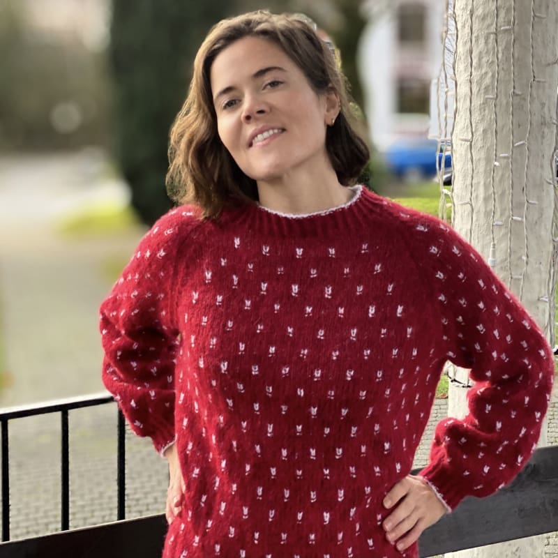 Strikk The Look: Zari-genser rød