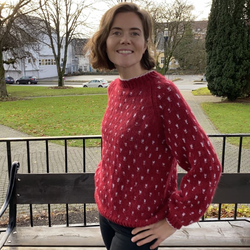 Strikk The Look: Zari-genser rød