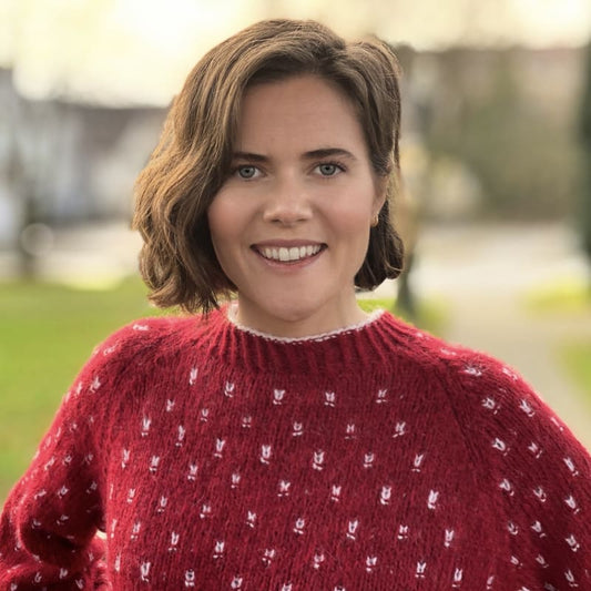 Strikk The Look: Zari-genser rød