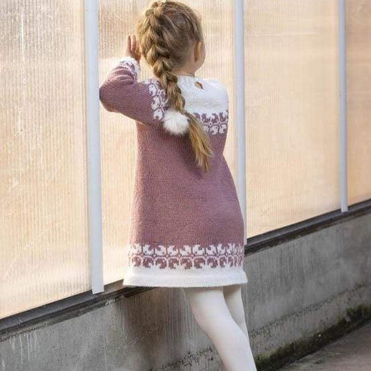 Strikk the look: Helle-tunika rosa