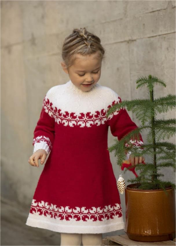 Strikk The Look: Helle-tunika rød