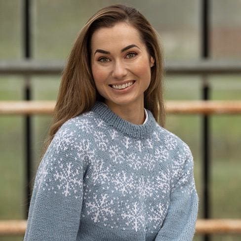 Strikk The Look: Snøfnugg-genser