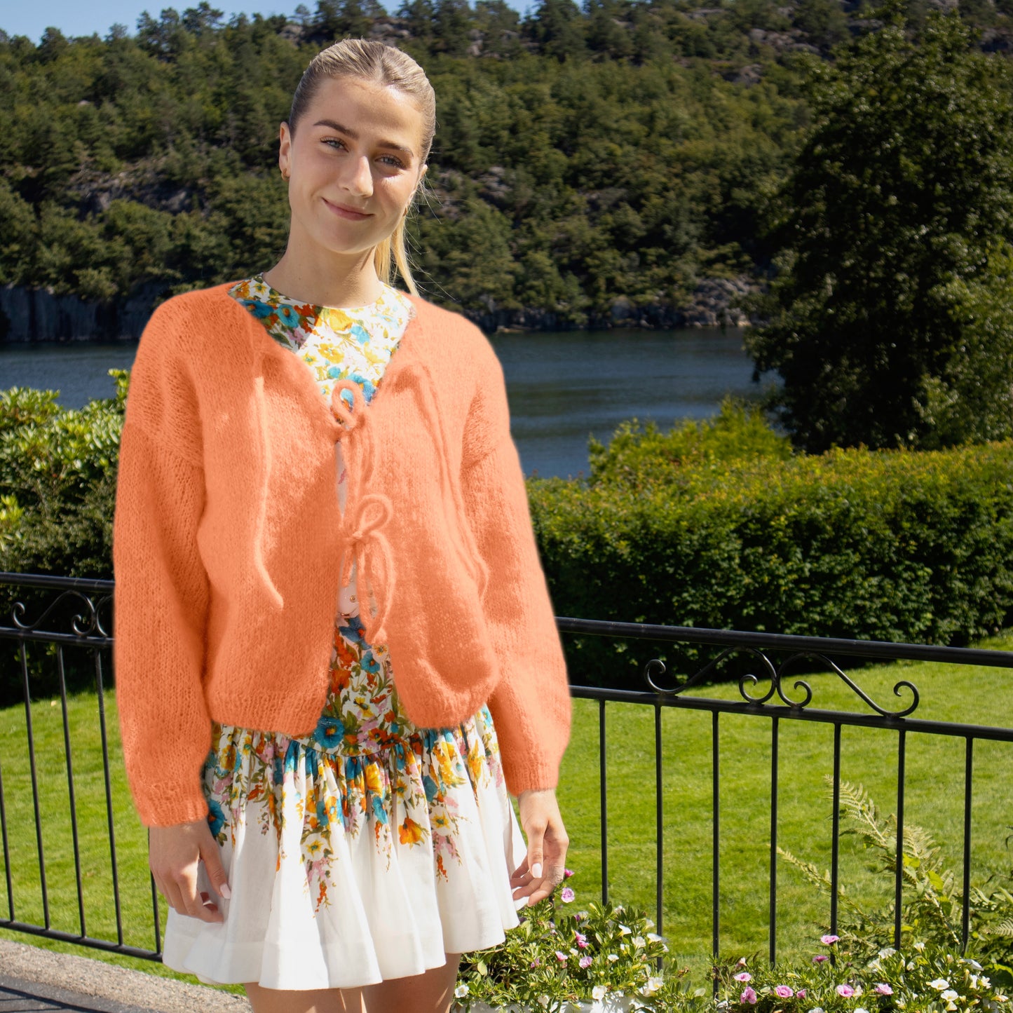 Strikk The Look: Cord-jakke honningmelon