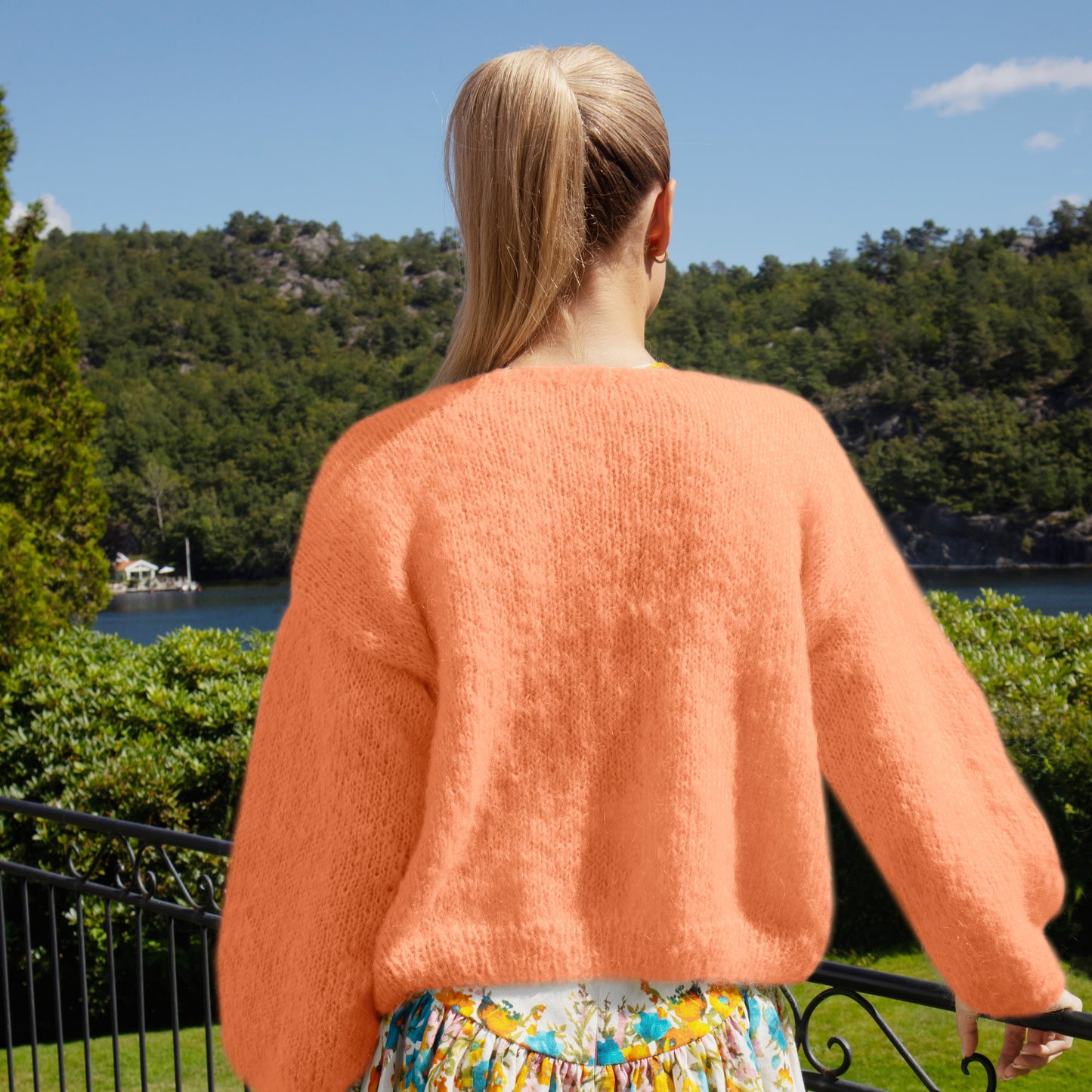 Strikk The Look: Cord-jakke honningmelon