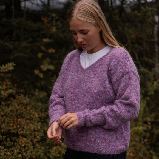 Strikk The Look: Mamba-genser lilla