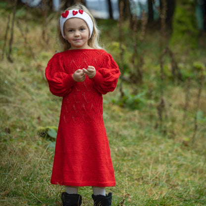 Strikk The Look: Tjøme-kjole rød