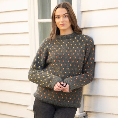 Strikk The Look: Rekarda-genser grønn