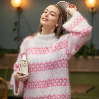 Strikk The Look: Bellezza-genser hvit