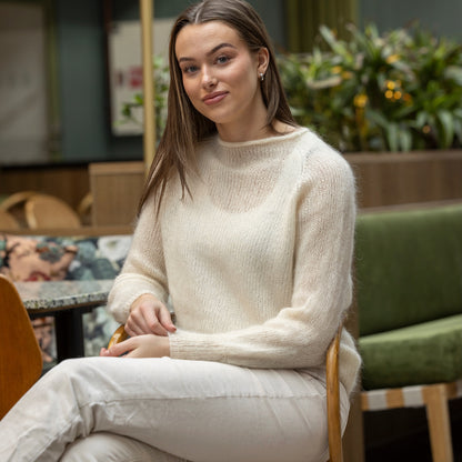 Strikk The Look: Petrolia-genser natur