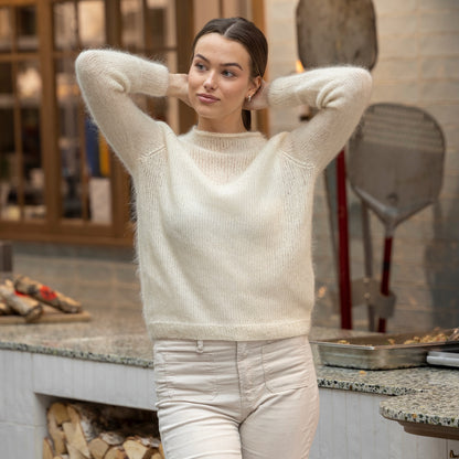 Strikk The Look: Petrolia-genser natur