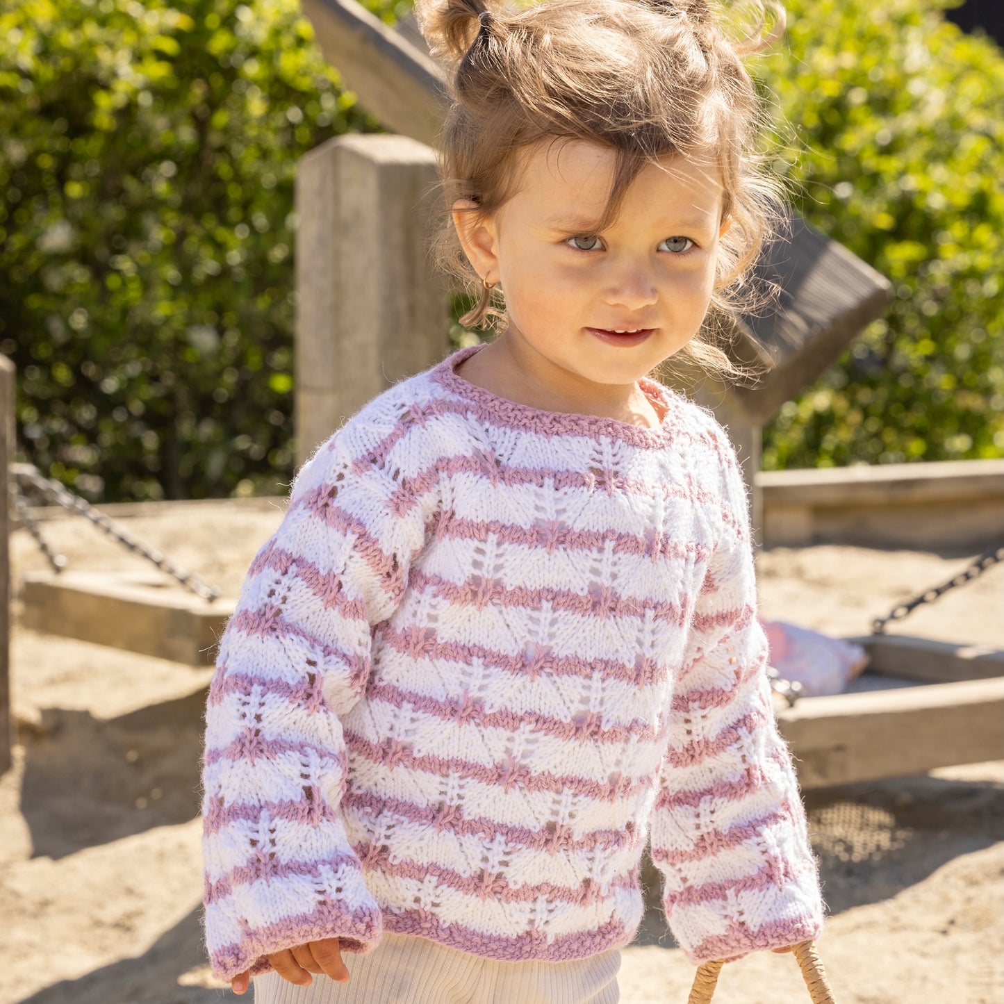 Strikk The Look: Veslemøy-genser lys rosa