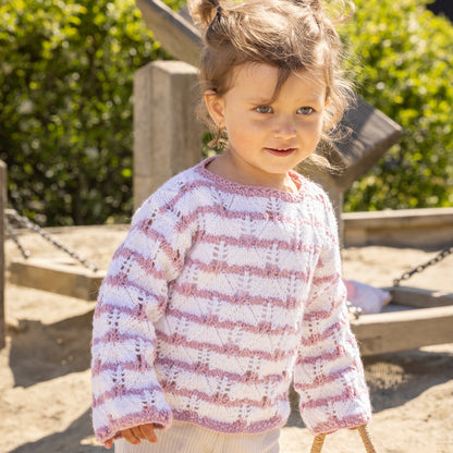 Strikk The Look: Veslemøy-genser lys rosa