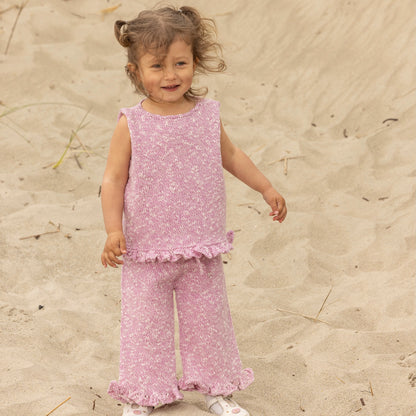 Strikk The Look: Sandrose topp og bukse, lang
