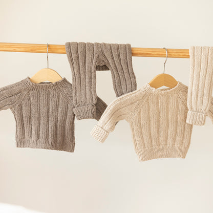 Strikk The Look: Mys genser og bukse hassel
