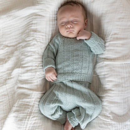 Strikk The Look: Mys genser og bukse mint