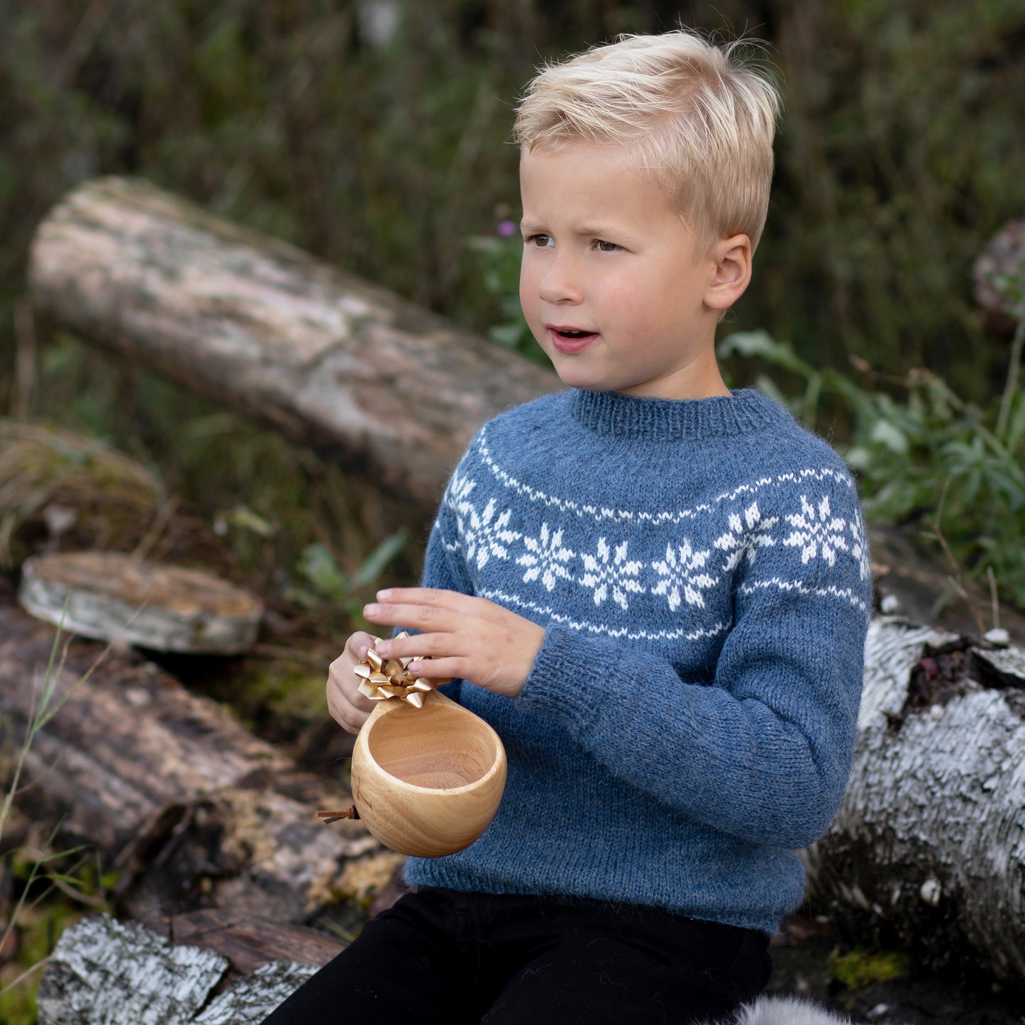 Strikk The Look: Stjerne-genser