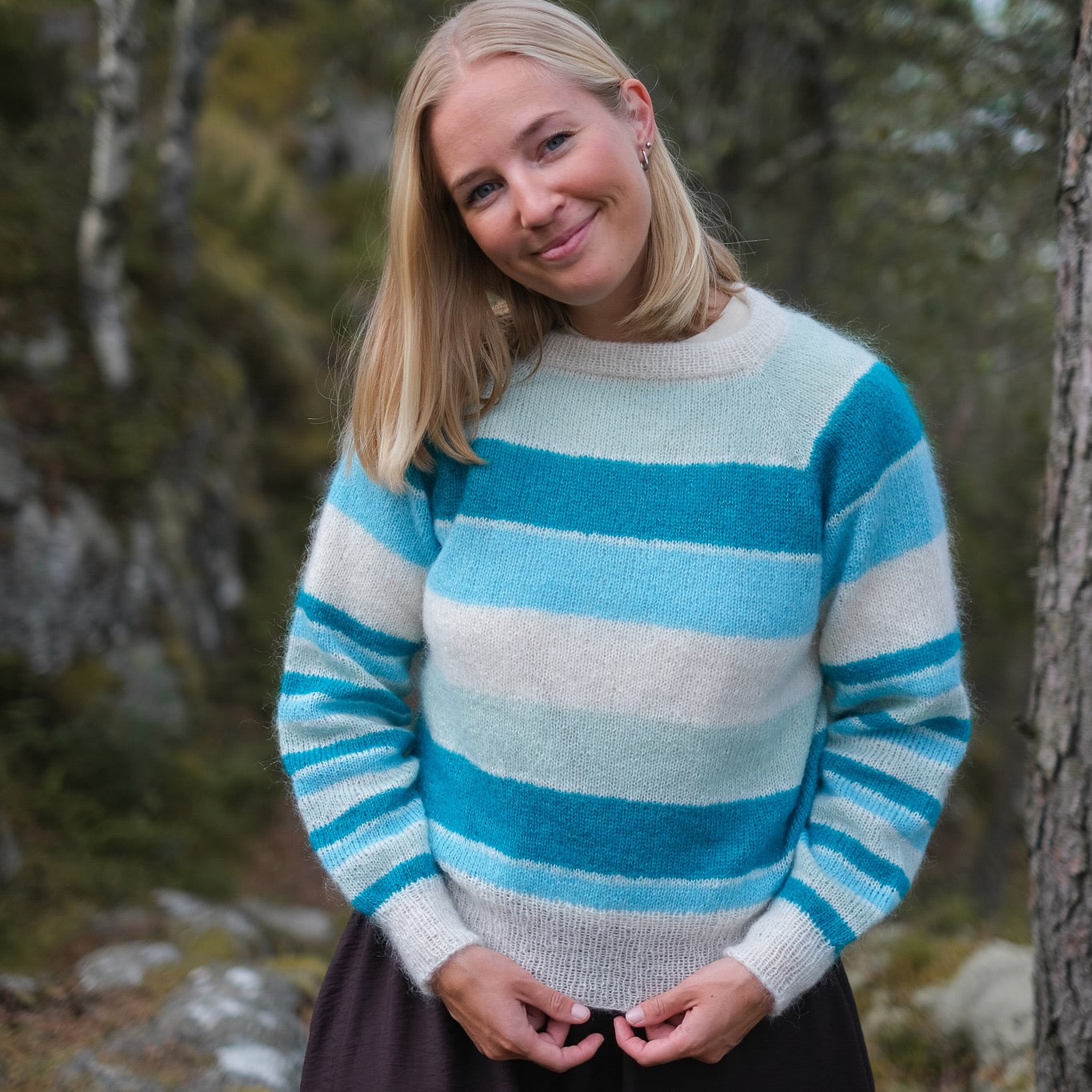 Strikk The Look: Tvist-genser Kidsilk erle