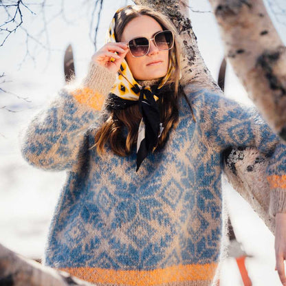 Strikk The Look: Ingebjørg-genser beige