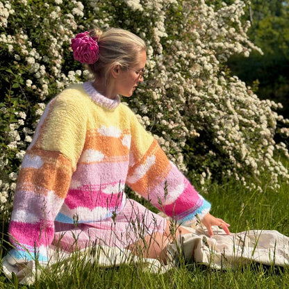 Strikk The Look: Skyhigh-genser Sunrise, Ingrid Randim