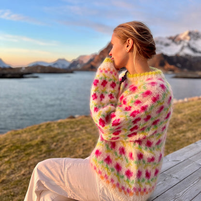 Strikk The Look: Ellinor-genser white