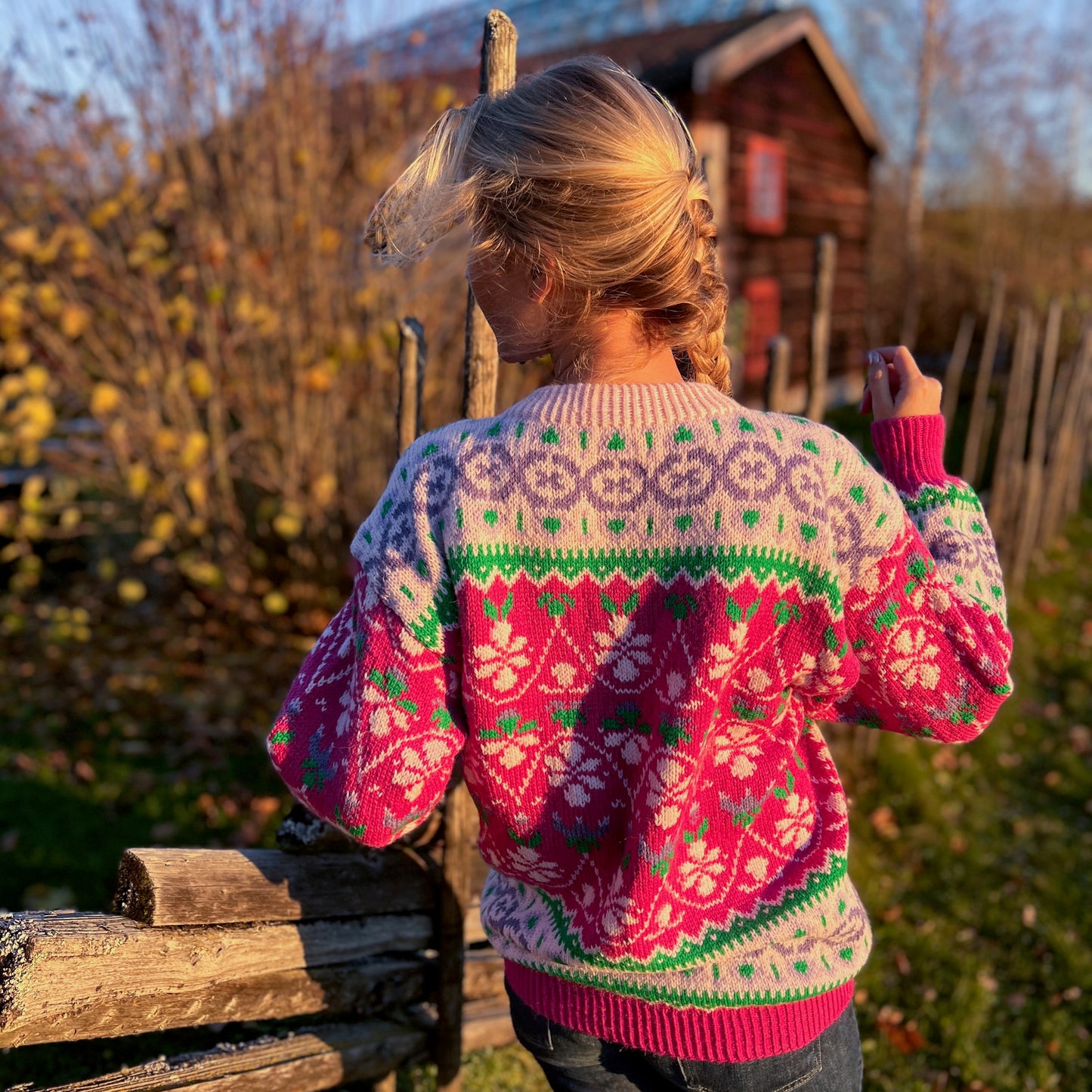 Strikk The Look: Alpeglød-genser Min Mote