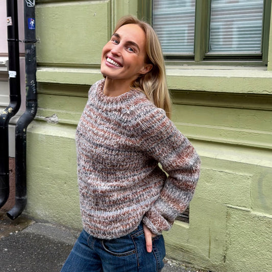 Strikk The Look:  Øyunn raglan-genser 2.0