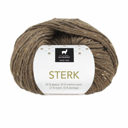 933 Brun melert tweed