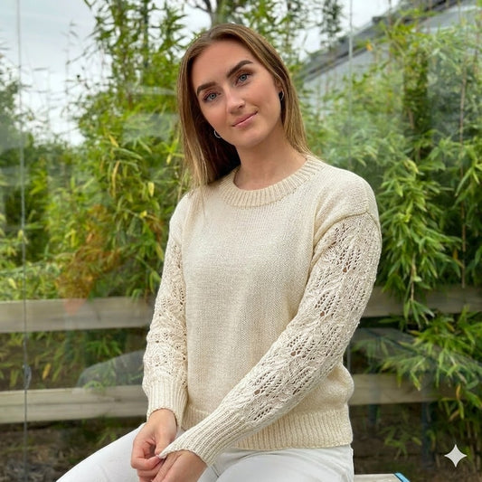 Strikk The Look: Cala-genser natur