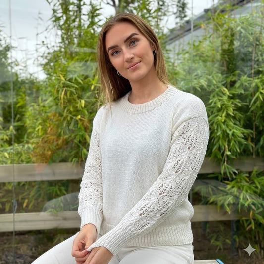 Strikk The Look: Cala-genser hvit