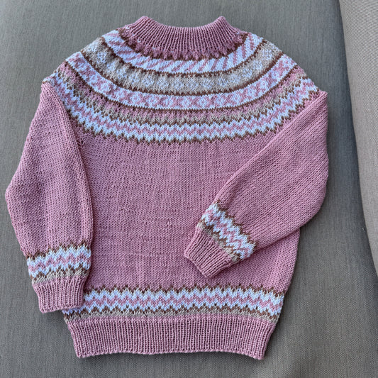 Strikk The Look: Benny-genser rosa