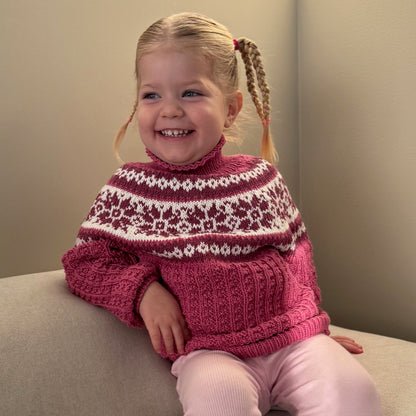 Strikk The Look: Solin-genser cerise