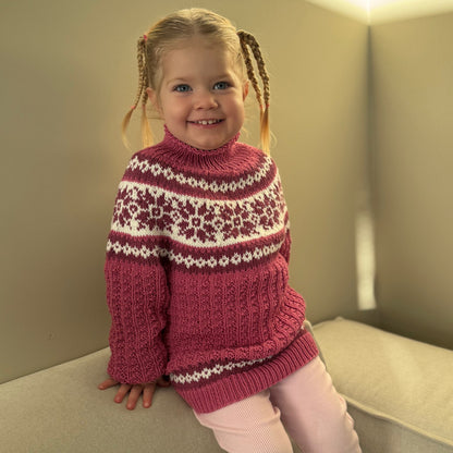 Strikk The Look: Solin-genser cerise