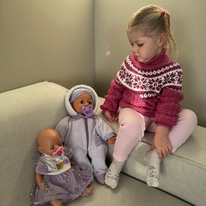 Strikk The Look: Solin-genser cerise