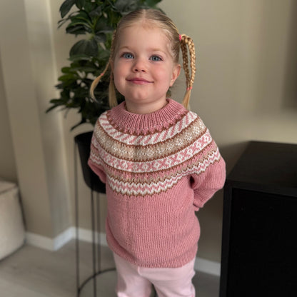 Strikk The Look: Benny-genser rosa