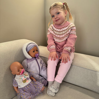 Strikk The Look: Benny-genser rosa