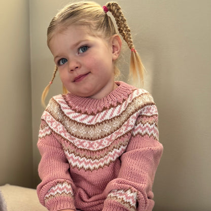 Strikk The Look: Benny-genser rosa