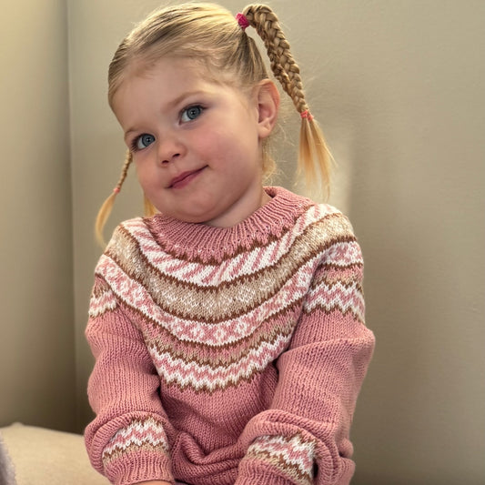 Strikk The Look: Benny-genser rosa