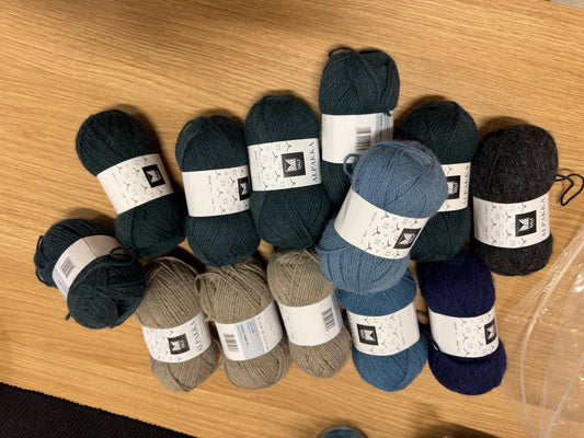 Restepose: Dale alpakka garn